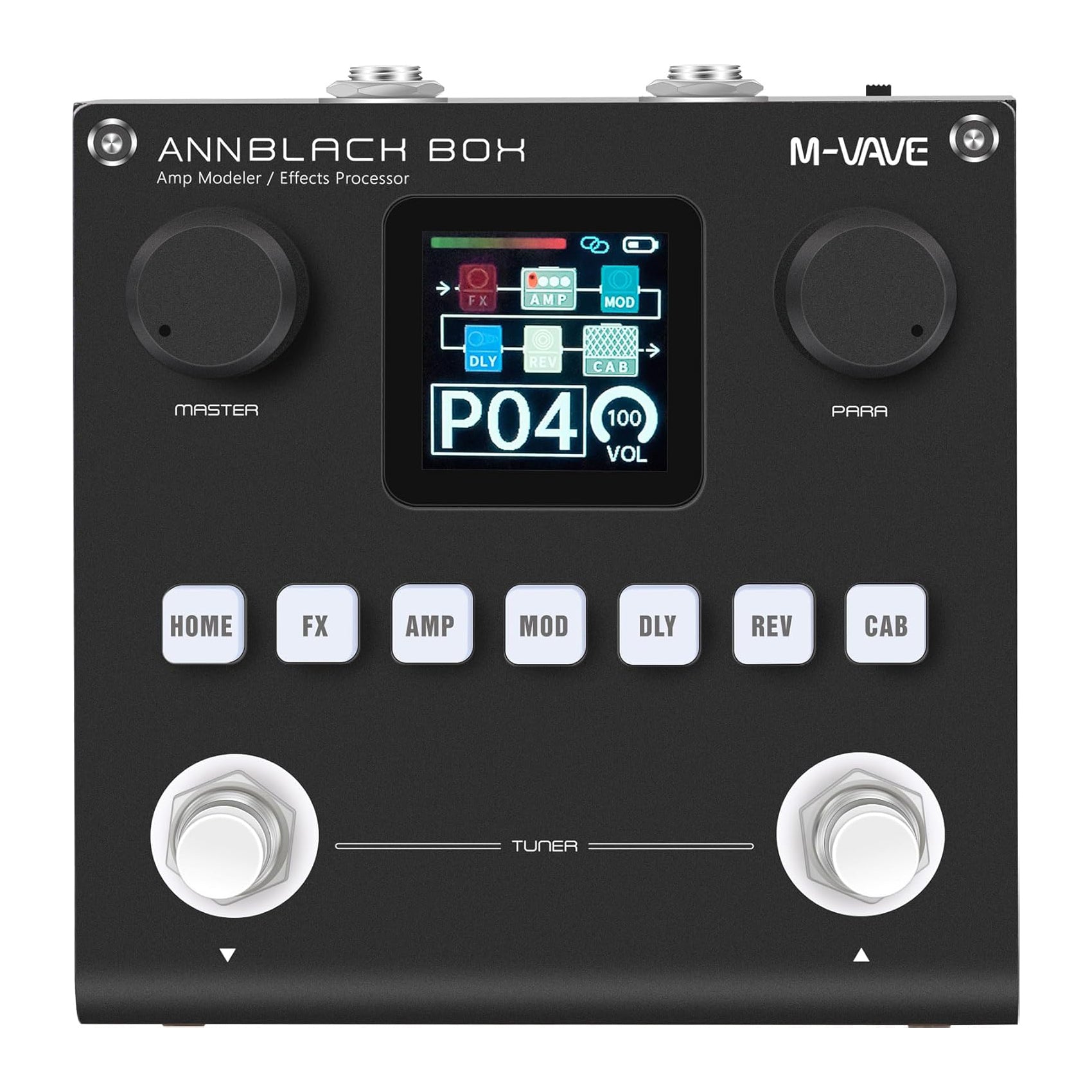 bass amp modeling pedal M-VAVE ANN BlackBox Multi Effects Black Box Guitar Bass Pedal – TankPedal