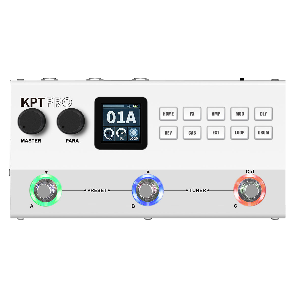 Yuimer KPT PRO Multi-effects Processor TANK G Pedal Pro Version ANN New Algorithm Electric Guitar & Bass 2 in 1 Effector