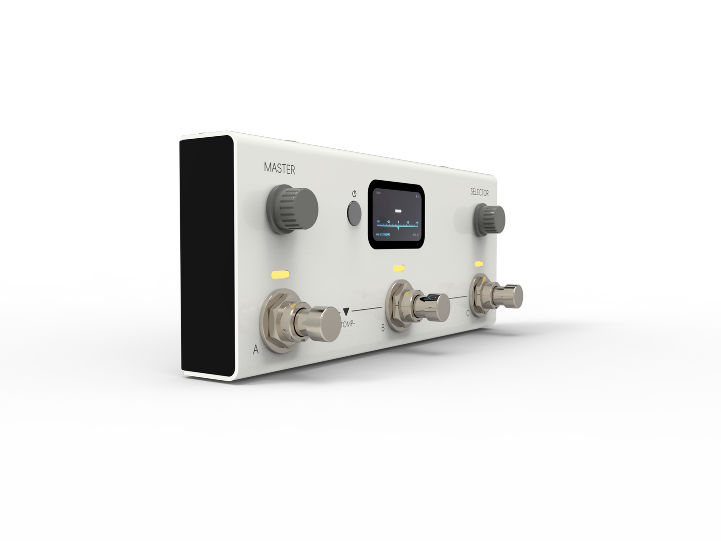 LIVTRA MOSAIC 3-Switch Multi-Effects Guitar Bass Pedal 30 Amps 30 Cabs IR NAM USB Audio Bluetooth 7.5h Battery 395g