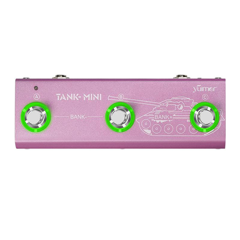 pedal mini Yuimer TANK-MINI Multi-Effects Pedal Electric Guitar & Bass 2 in 1 Effector