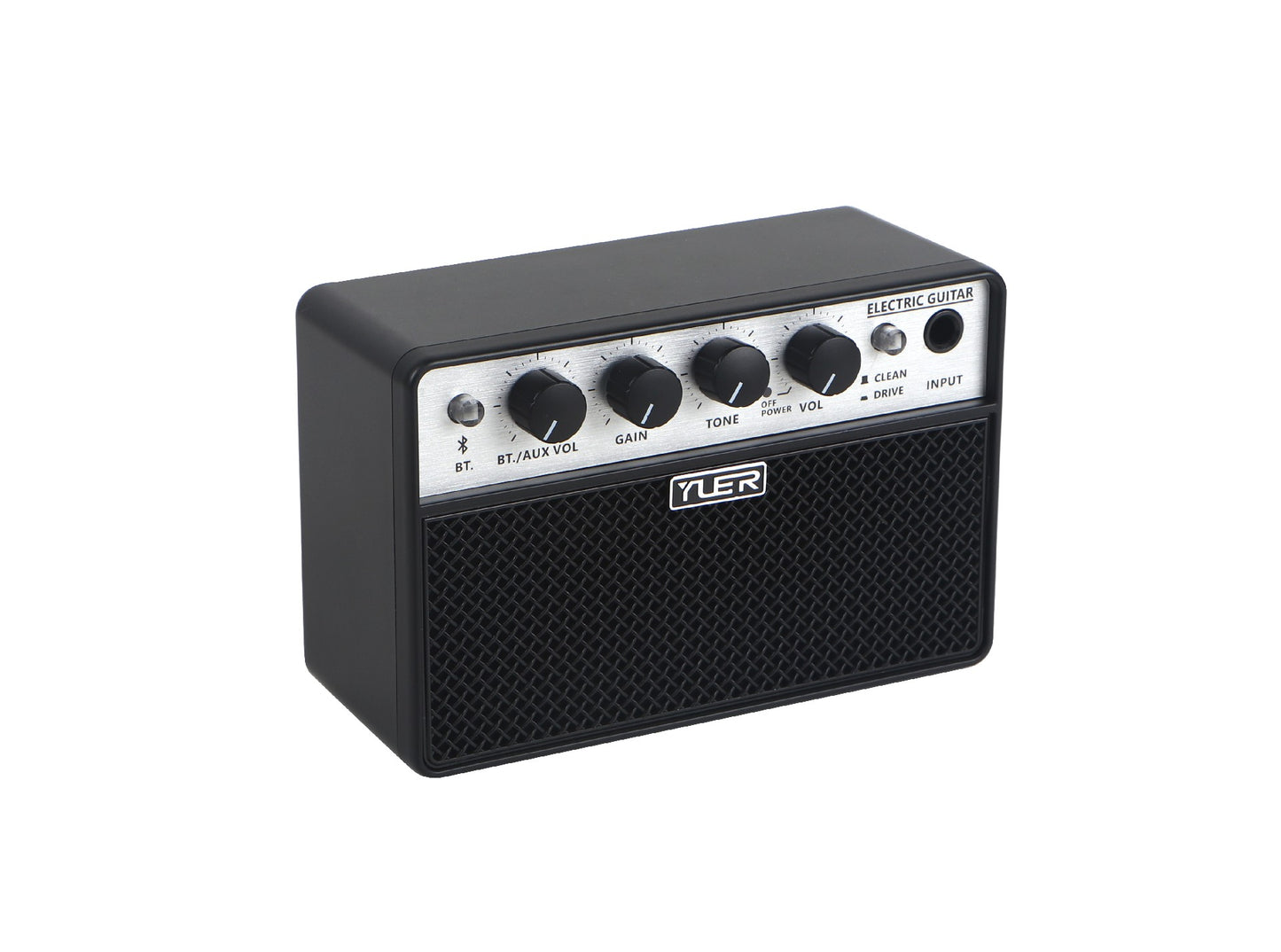 YUER BA-10-G Compact Guitar Practice Amp With Clean Distortion Tone