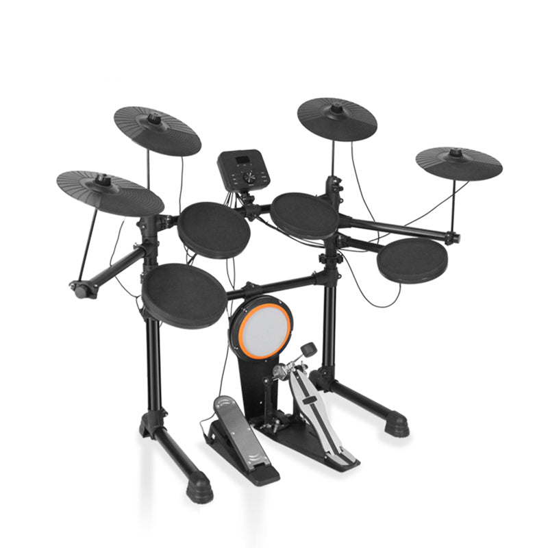 HQC-10 Silicone Electronic Drum Kit 5 Drums 4 Cymbals