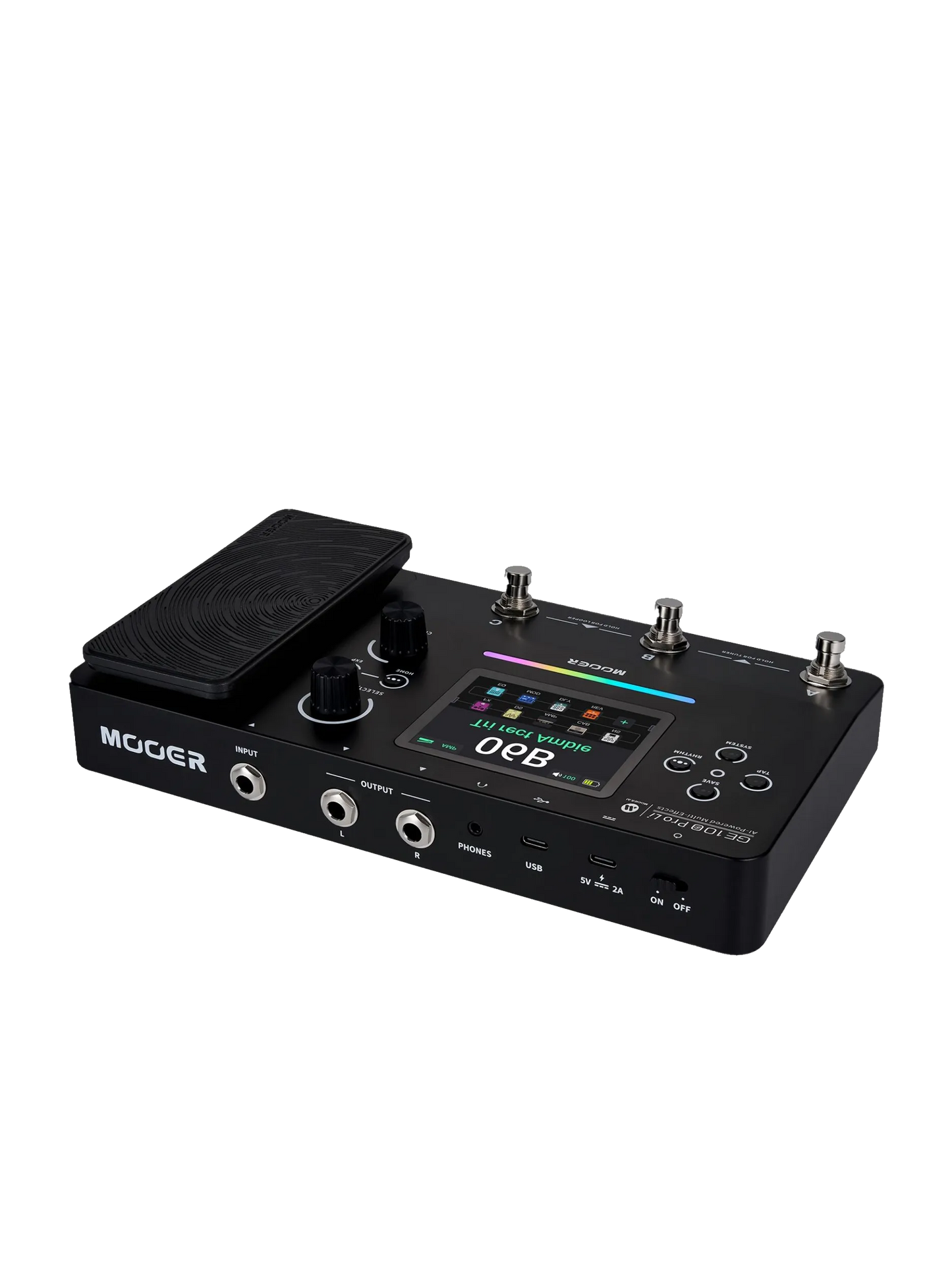 Mooer GE100 PRO LI Outdoor Gig Guitar Amp Simulator OTG Mobile Recording Stereo Output