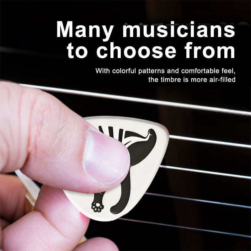 WORALL Rock Cat Guitar Pick 0.71mm 3PCS Medium Plectrum