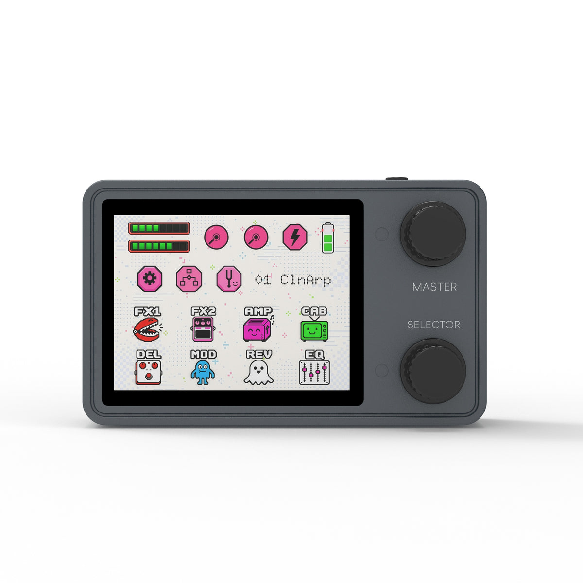 LIVTRA NANOCORE Pocket Guitar Multi-Effects Pedal (NAM & IR Loading, AI Drums Loopback, 2.4" Screen & Bluetooth)