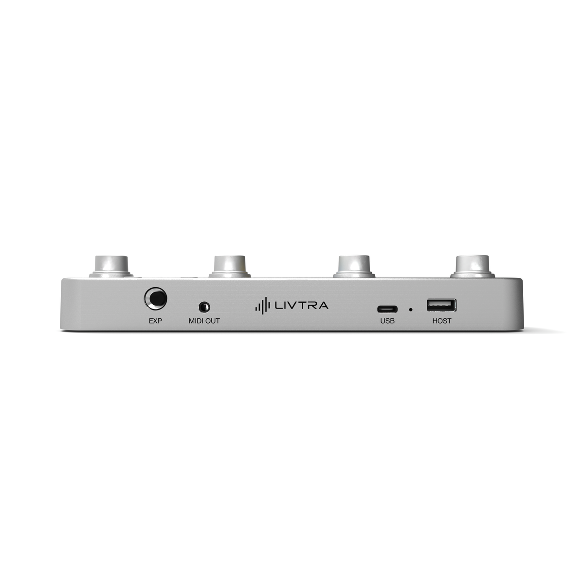 LIVTRA NEXFOOT Smart Footswitch MIDI Controller 2-in-1 Knob & Foot Controller, 4-Channel MIDI Output, External Exp Pedal Support