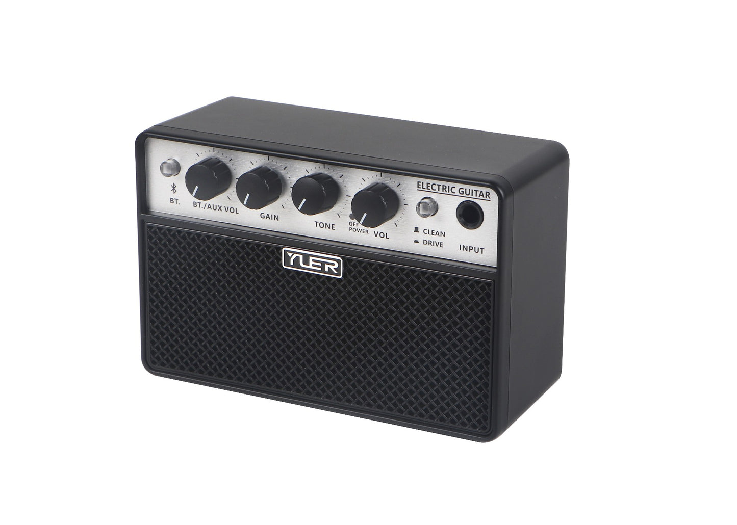 YUER BA-10-G Compact Guitar Practice Amp With Clean Distortion Tone