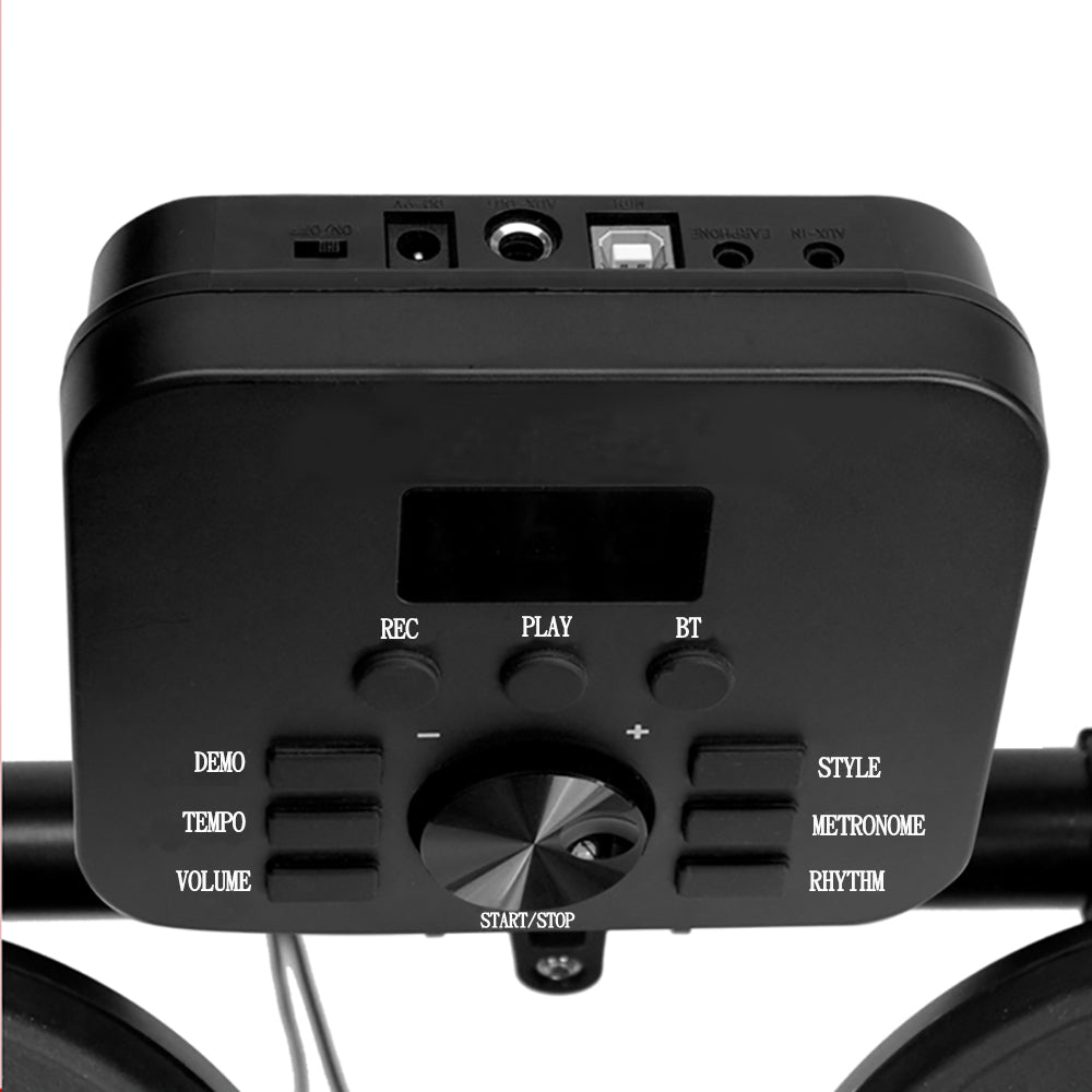 HQC-10 Silicone Electronic Drum Kit 5 Drums 4 Cymbals