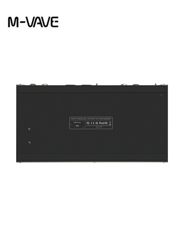 M-VAVE MK-300 Guitar & Bass Multi-Effect Pedal, ANN, Support AMP  & IR & NAM , Built-in Rechargeable Battery, Bluetooth Playback, XLR Cannon Output for Guitar & Bass Practice Recording Live Stage Performance