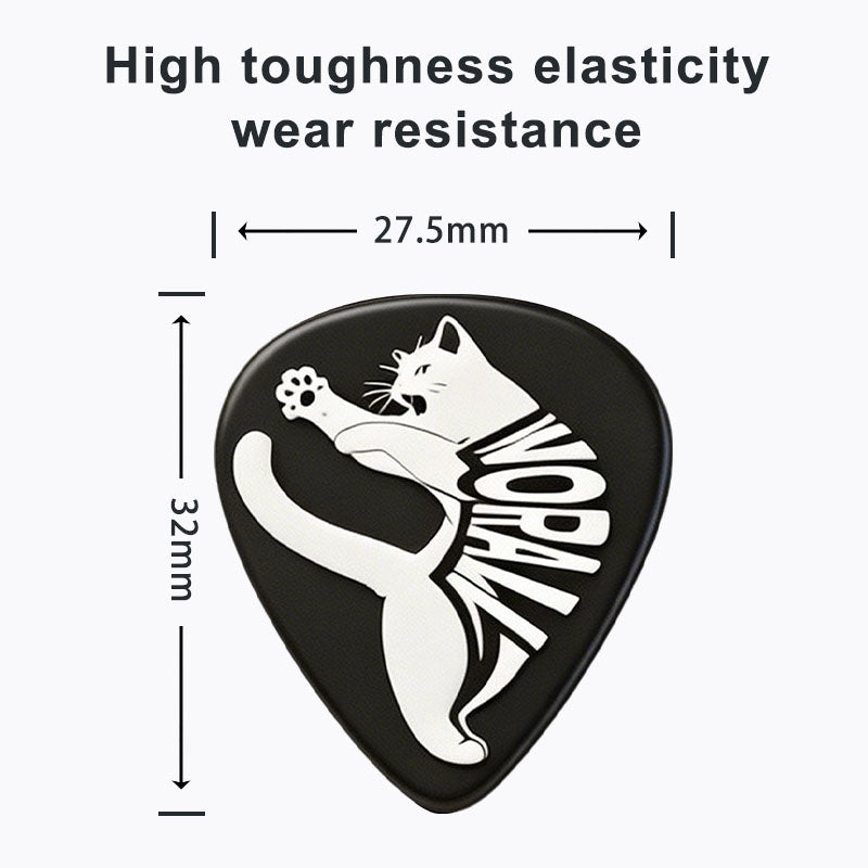 WORALL Rock Cat Guitar Pick 0.71mm 3PCS Medium Plectrum