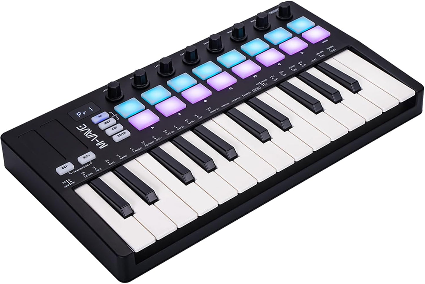 [Dropshipping] M-VAVE 25 Keys 16 Backlit Drum Pads MIDI Keyboard – Professional Beat Maker and Keytar for Keyboard Music Production