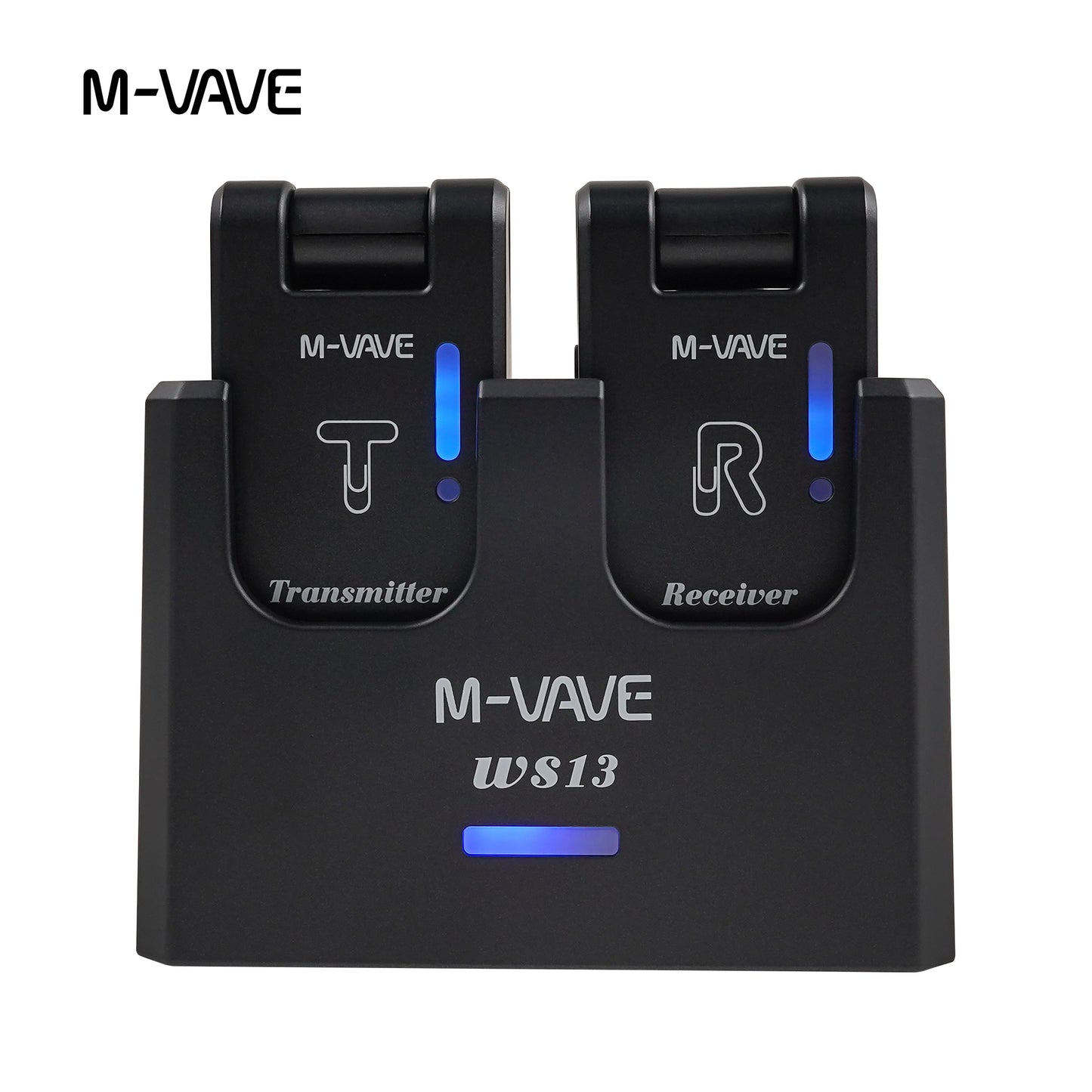 M-VAVE WS-13 5.8 GHZ Wireless Guitar System,Wireless Guitar Transmitter&Receiver with Charging Case,Guitar Wireless Accessories for Electric Guitar Audio Samplers