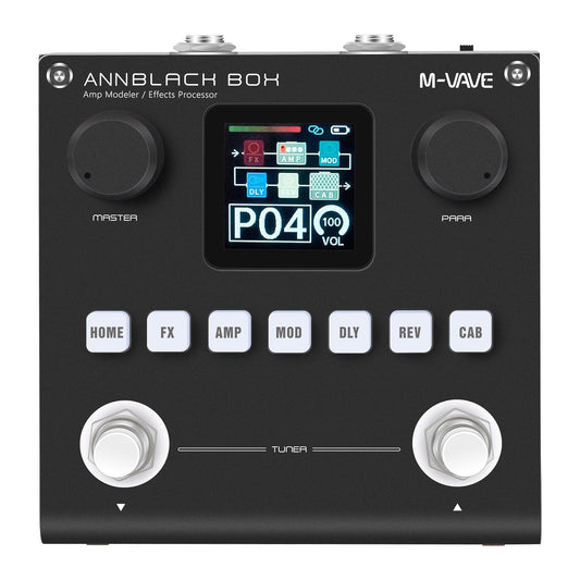 [Dropshipping] M-VAVE ANN BlackBox Multi Effects Black Box Guitar Bass Pedal