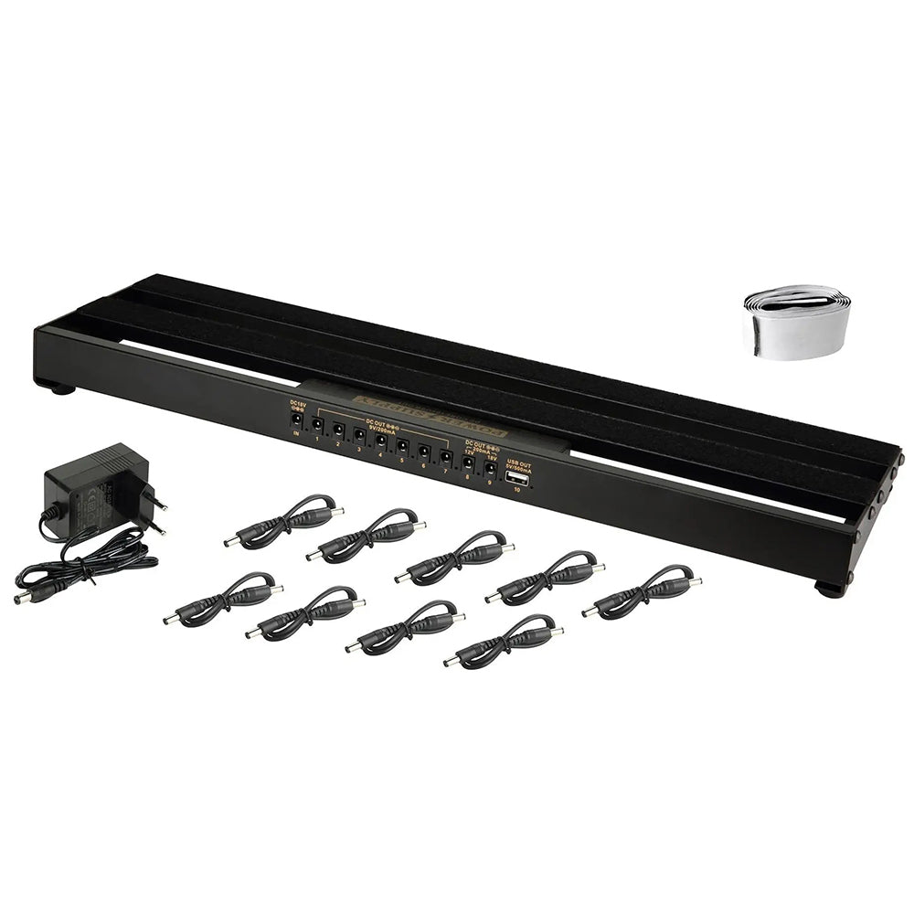 YUER Guitar Effect Pedal Board Aluminum Alloy ultralight Pedalboard Sets with Carrying Bag Guitar Pedal Plate Guitar Accessories