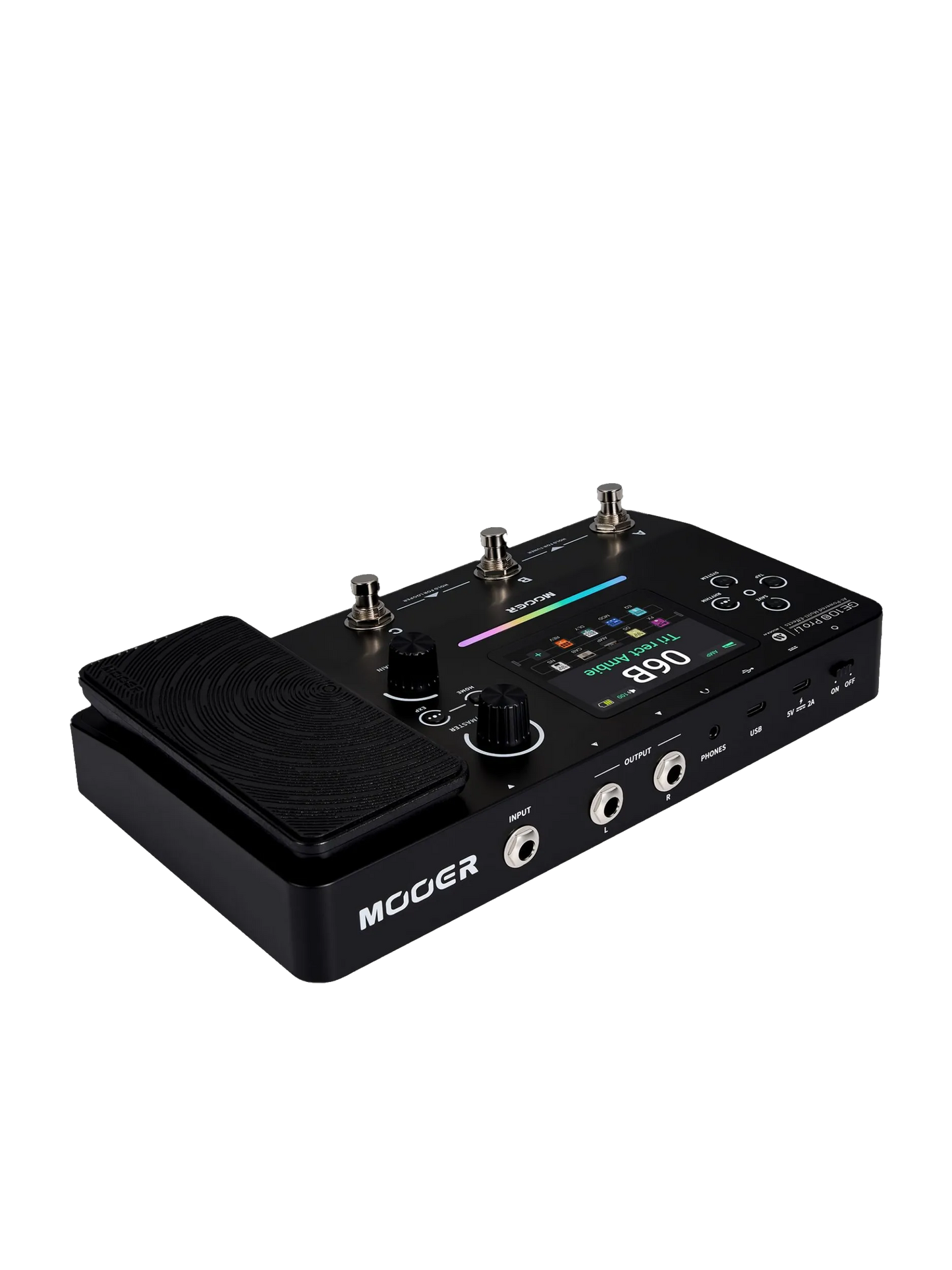 Mooer GE100 PRO LI Outdoor Gig Guitar Amp Simulator OTG Mobile Recording Stereo Output