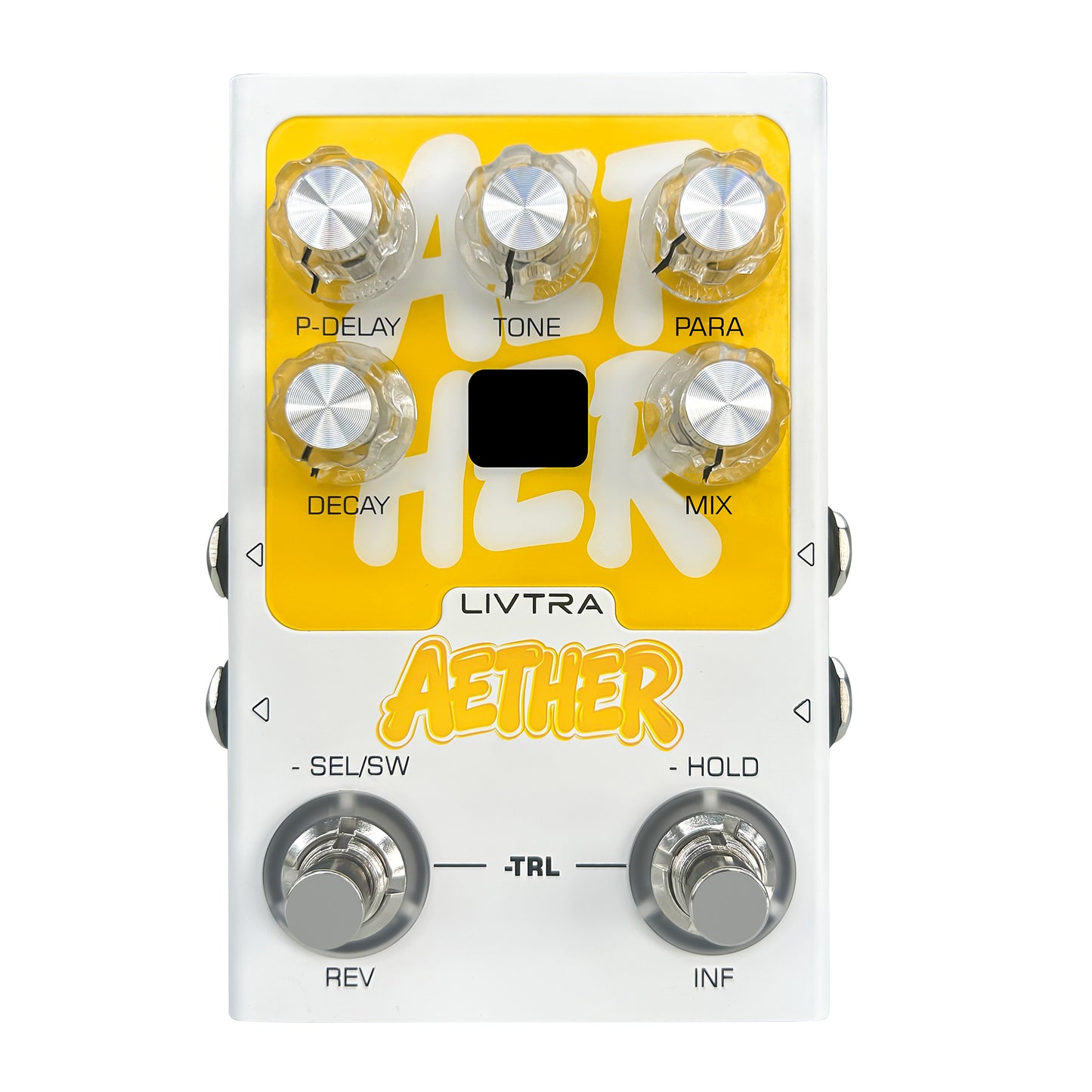 LIVTRA AETHER True Stereo Reverb Pedal, 9 Spatial Effects, USB Recording Output, Analog/Digital Bypass, for Electric Guitar/Bass