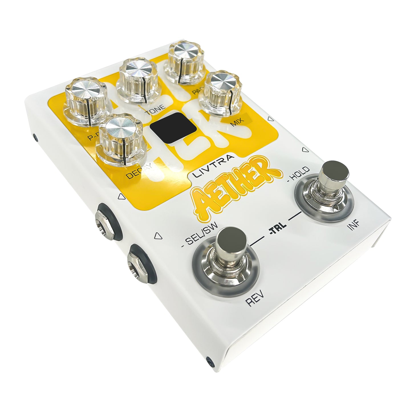 LIVTRA AETHER True Stereo Reverb Pedal, 9 Spatial Effects, USB Recording Output, Analog/Digital Bypass, for Electric Guitar/Bass