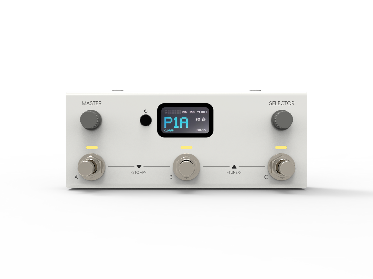 LIVTRA MOSAIC 3-Switch Multi-Effects Guitar Bass Pedal 30 Amps 30 Cabs IR NAM USB Audio Bluetooth 7.5h Battery 395g