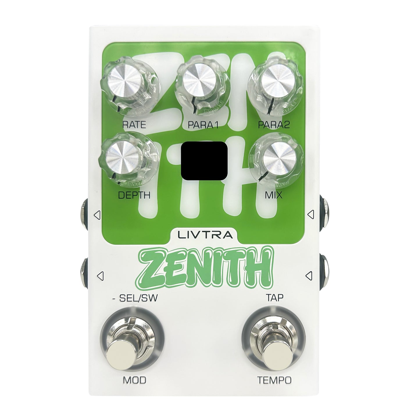LIVTRA ZENITH Stereo Mod Effect Pedal, 9 Hi-Fi Effects, True Stereo I/O, Tap Tempo+USB Recording for Electric Guitar Performance
