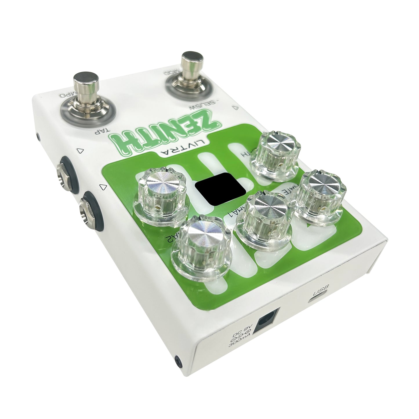 LIVTRA ZENITH Stereo Mod Effect Pedal, 9 Hi-Fi Effects, True Stereo I/O, Tap Tempo+USB Recording for Electric Guitar Performance