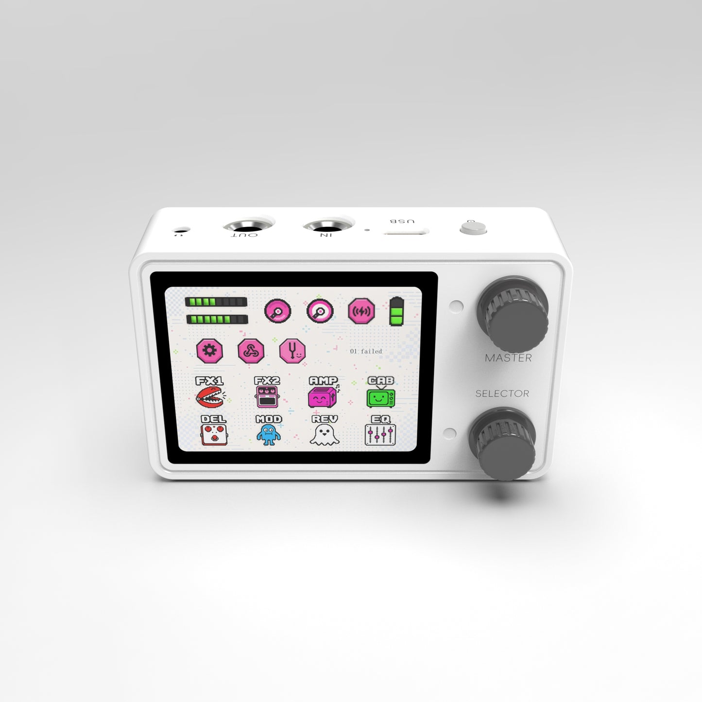 LIVTRA NANOCORE Guitar Multi-effects Pedal–126g NAM/IR Ready 10H Playtime 2.4" Display AI Drums Loopback For Music player